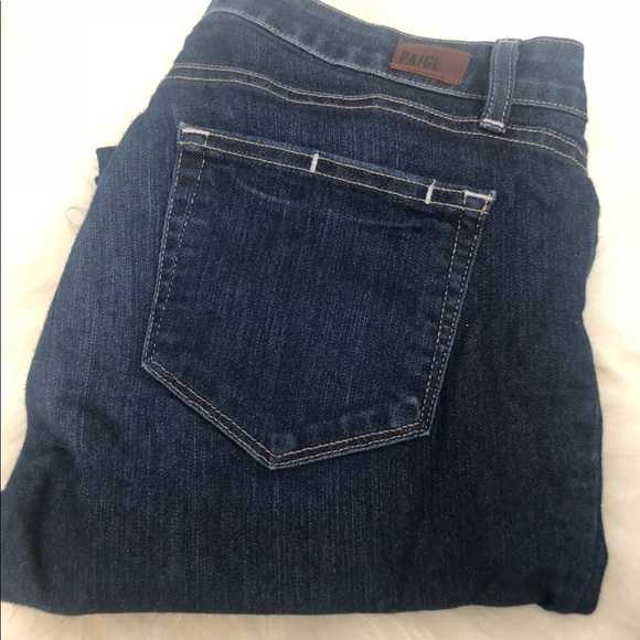 PAIGE Dark Kylie Crop Skinny Jeans - Picture 2 of 7